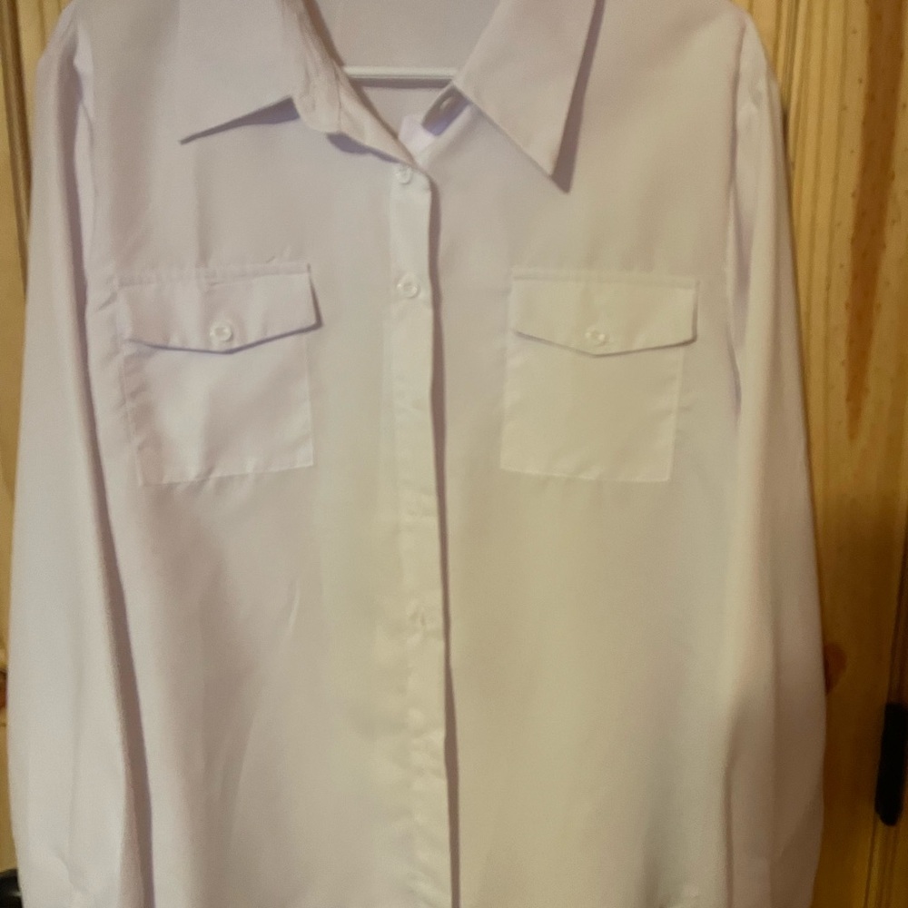Classic White Button Down Shirt for Women
New without tags- never worn
